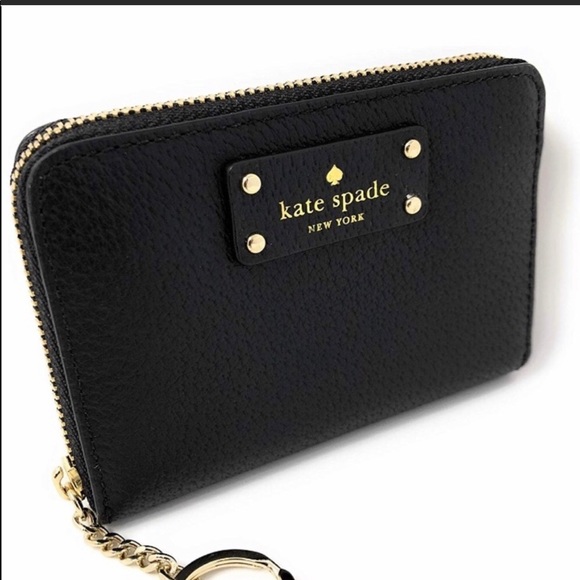 kate spade Handbags - Kate Spade ♠️ Black Jeanne Keychain Wallet kate spade Handbags - Kate Spade ♠️ Black Jeanne Keychain Wallet